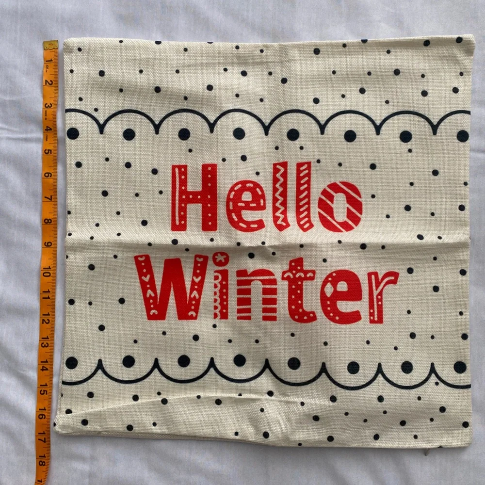 4‎ Pc Christmas Decorative Cushion Covers 17”x17”